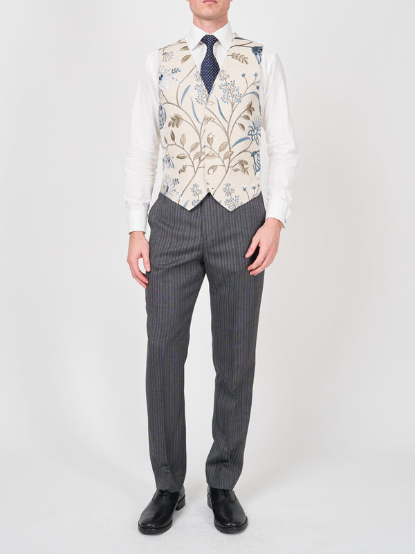 Favourbrook Indigo Netherbury Single Breasted Waistcoat