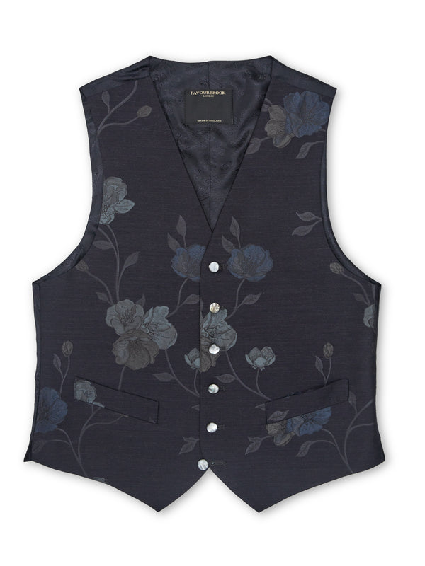 Favourbrook Midnight Grantham Single Breasted Waistcoat