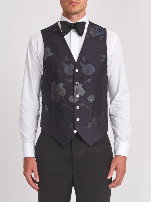 favourbrook Midnight Grantham Single Breasted Waistcoat