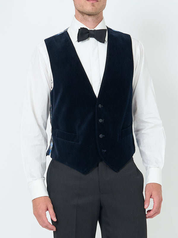 Favourbrook Multi Blanchard Cotton Single Breasted Waistcoat