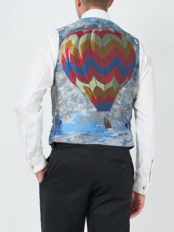 favourbrook Multi Blanchard Cotton Single Breasted Waistcoat