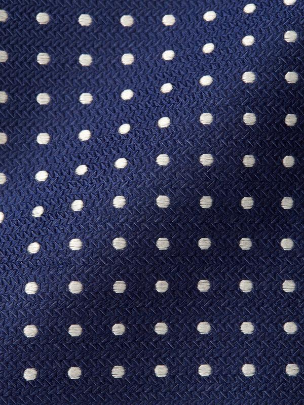 Favourbrook Navy Pickwick Silk Single Breasted Waistcoat