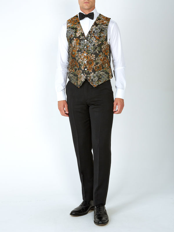 Favourbrook Olive Chatsworth Single Breasted Waistcoat