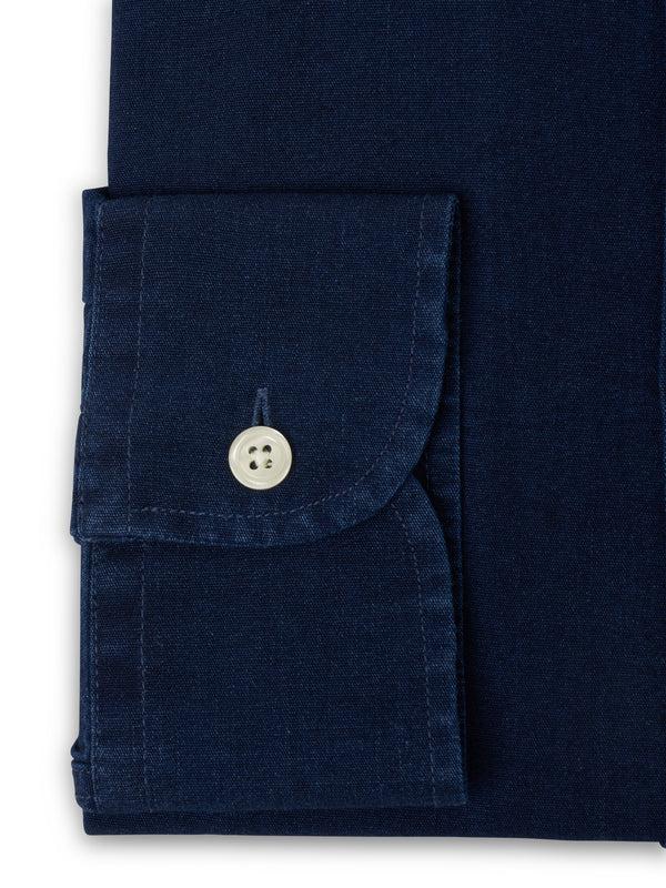 Favourbrook Rinse Indigo Rockwell Cotton Cutaway Collar Shirt