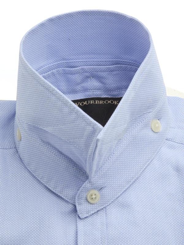 Favourbrook Sky Blue Sloane Cotton Bib Grandad Shirt