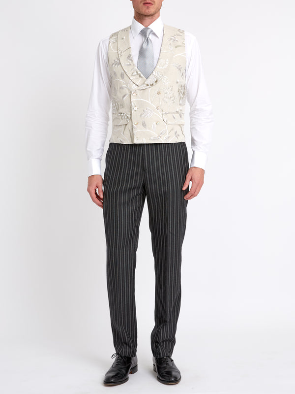 Favourbrook Stone Netherbury Double Breasted Waistcoat