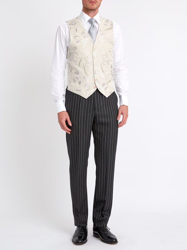 Favourbrook Stone Netherbury Single Breasted Waistcoat