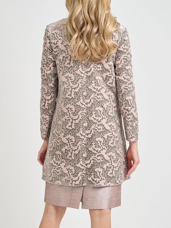 Favourbrook Swing Jacket Platinum Grey Chediston Silk Velvet