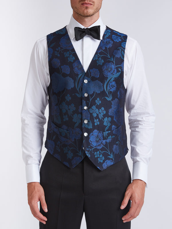 favourbrook Teal Winnington Single Breasted Waistcoat