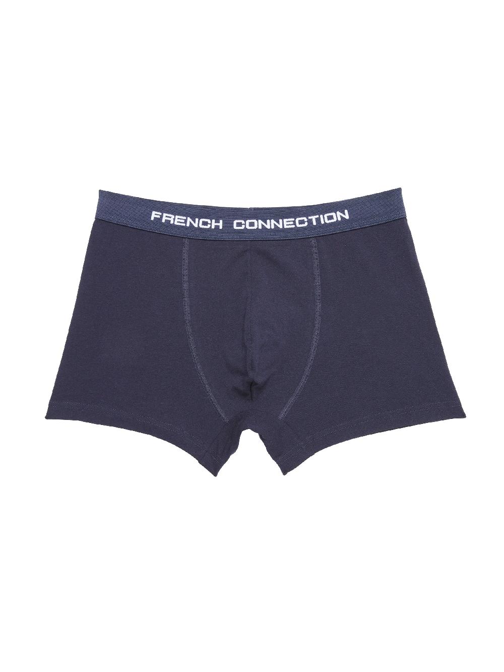 Fcuk 3 Pack French Connection Boxers Marine/Marine/Marine