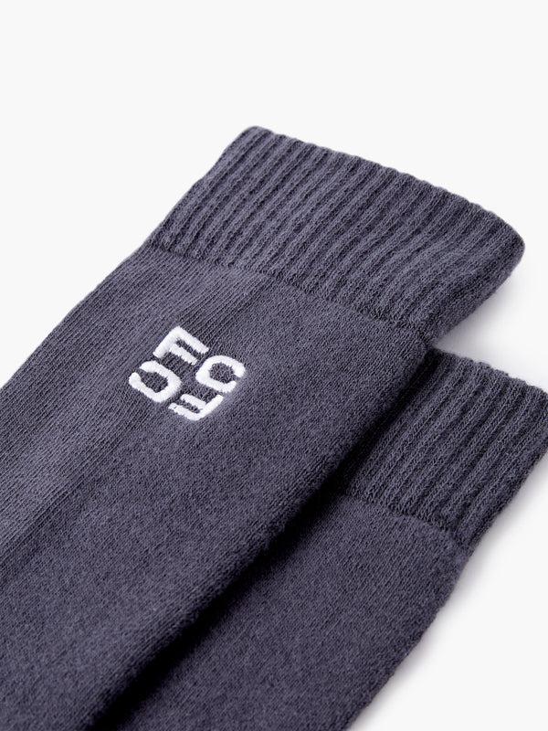 Fcuk 3 Pairs Embroidered Sport Socks Black/Grey/White