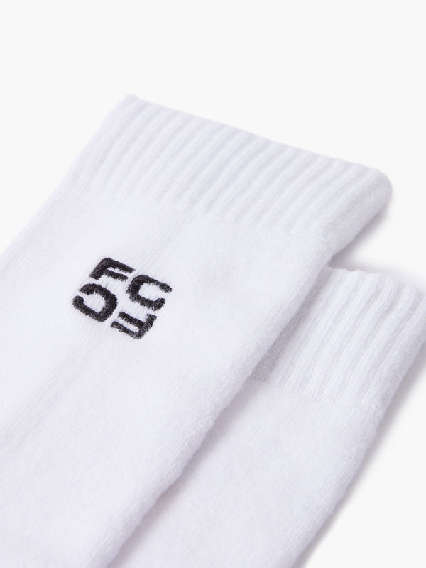 Fcuk 3 Pairs Embroidered Sport Socks Black/Grey/White