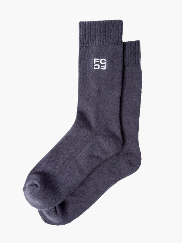 fcuk 3 Pairs Embroidered Sport Socks Black/Grey/White