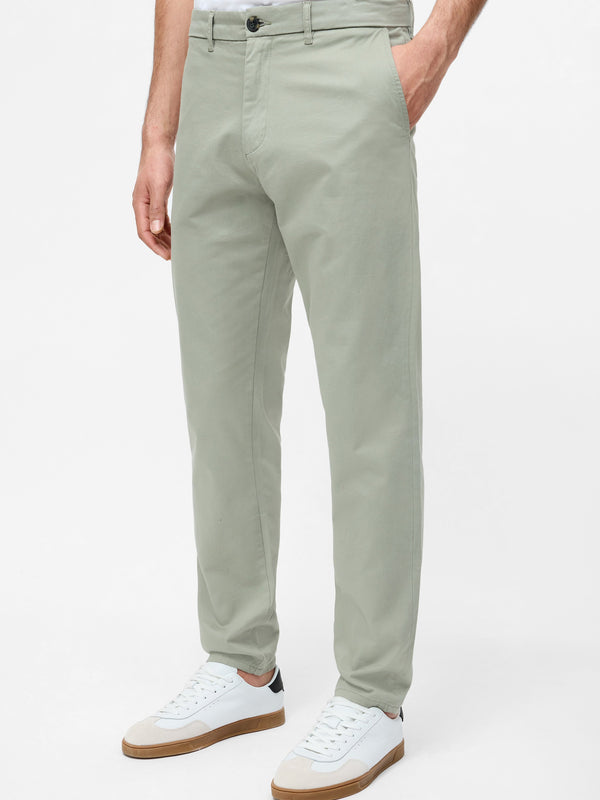Fcuk Cotton Stretch Chino 32 Inch Regular Fit Sage Green 32