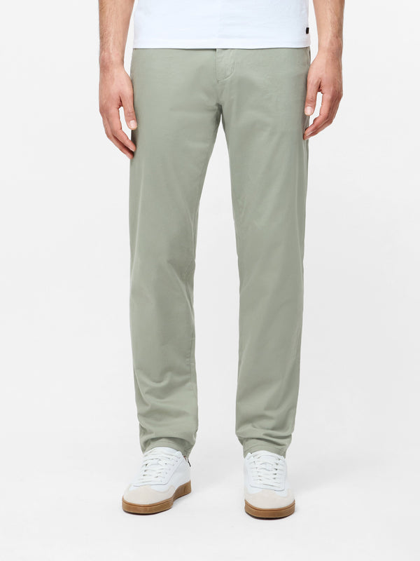 fcuk Cotton Stretch Chino 34 Inch Regular Fit Sage Green 34