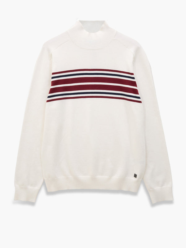 fcuk 1996 Stripe Jumper Cream/Multi