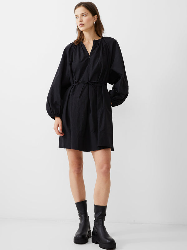 Fcuk Alora Zip Dress Blackout