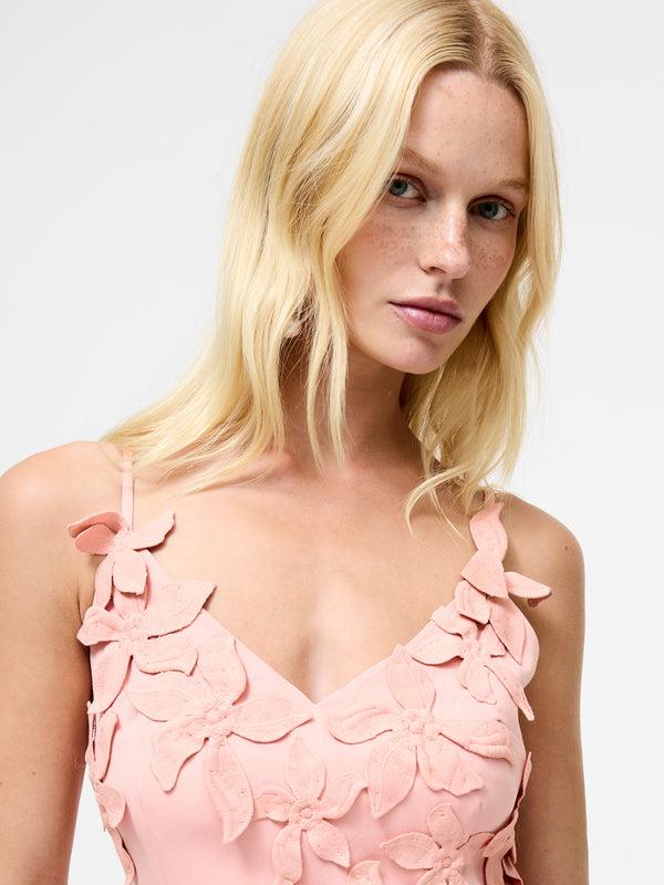 Fcuk Antalaya Darcie Crepe Mini Dress Cotton Candy