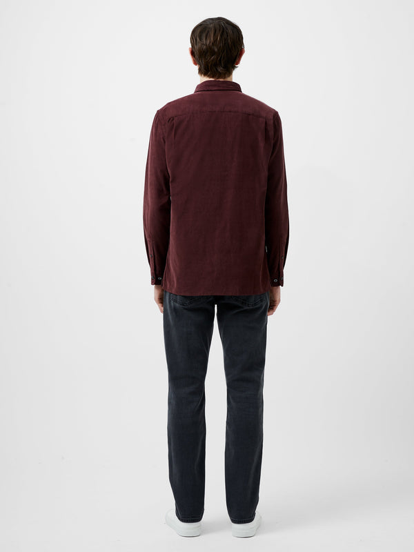 Fcuk Baby Corduroy Shirt Burgundy