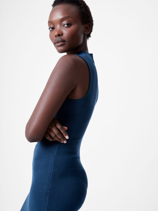 Fcuk Babysoft Bodycon Midi Dress Deep Teal