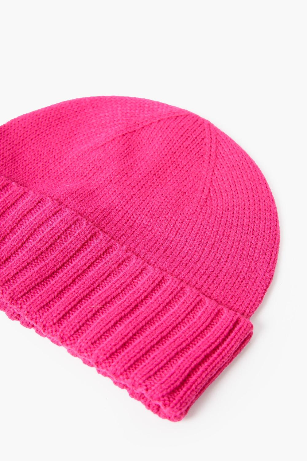 Fcuk Beanie Hat Fuschia