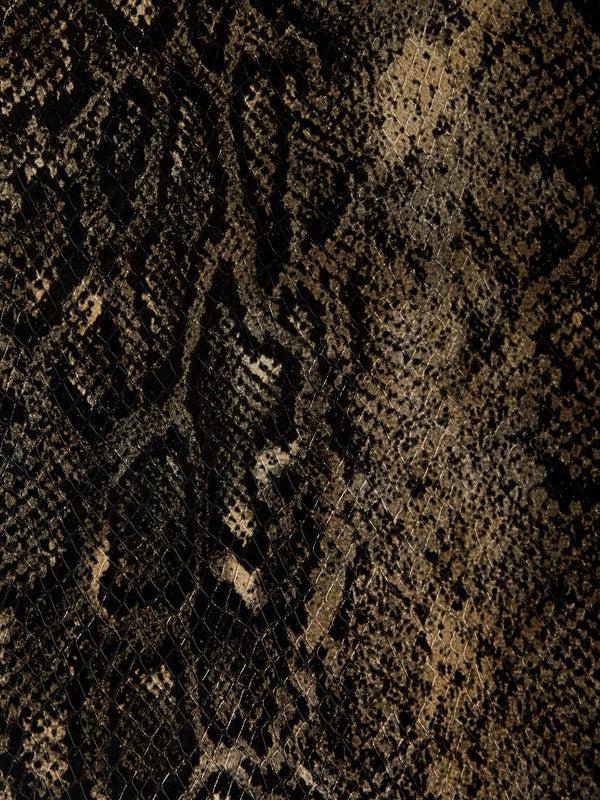 Fcuk Brandy Snakeskin PU Midi Skirt Snake Pu