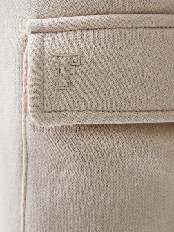 Fcuk Cargo Joggers Lgt Stone