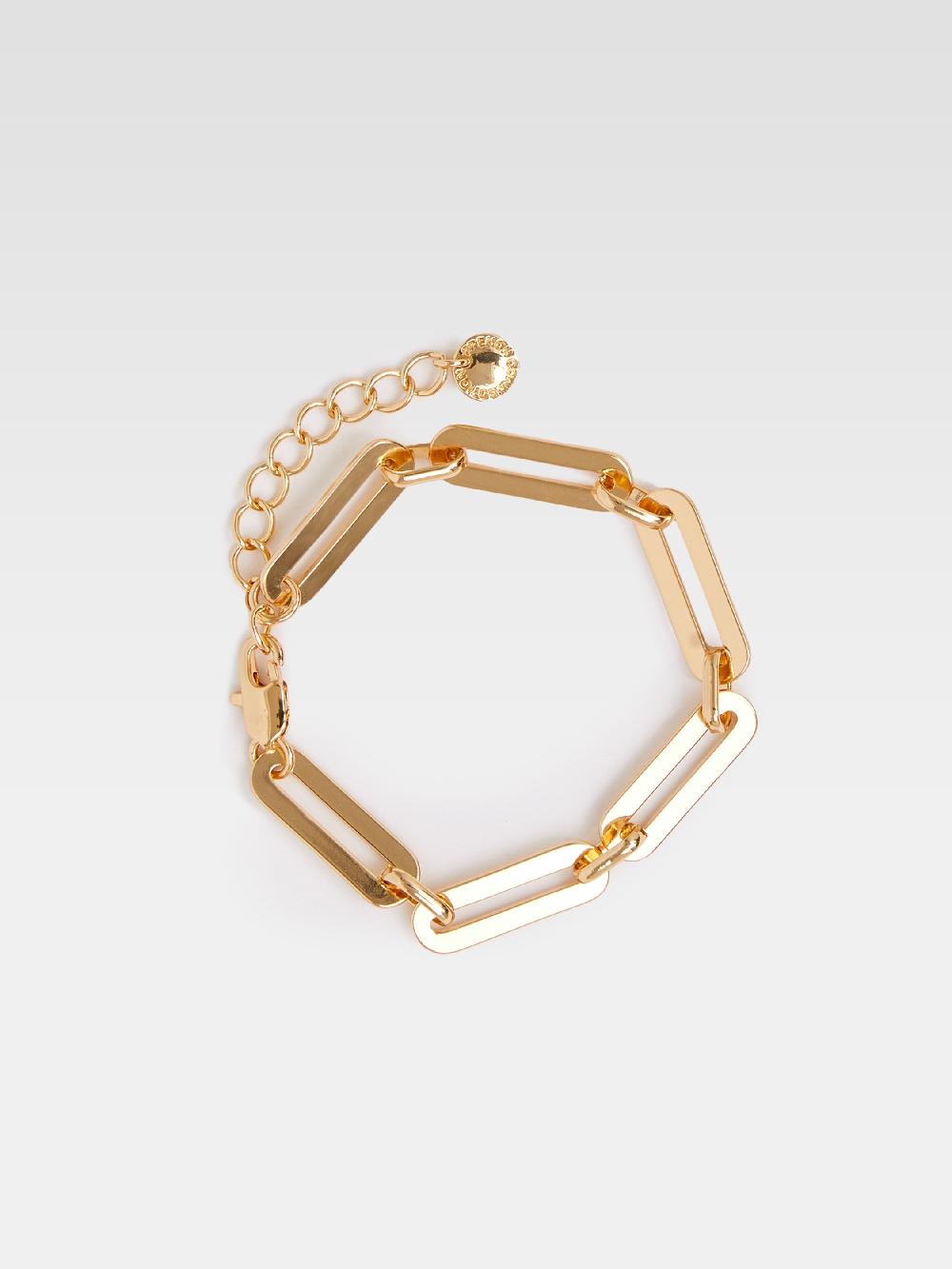 Fcuk Chain Link Bracelet Gold
