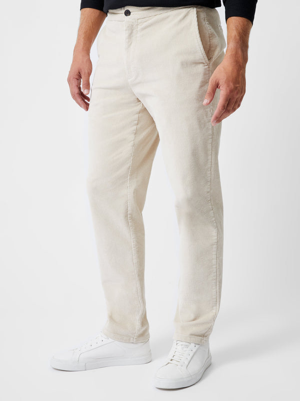 Fcuk Corduroy Stretch Band Trouser Stone