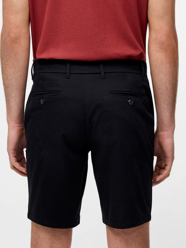 Fcuk Cotton Stretch Chino Shorts Black
