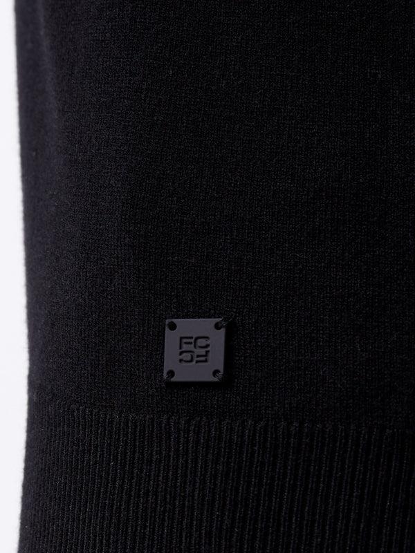 Fcuk Crew Neck Knit Jumper Black