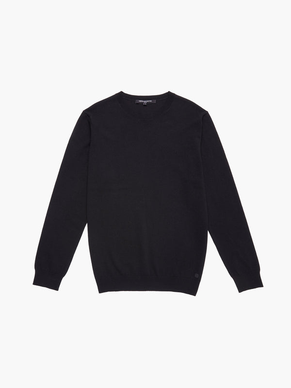 Fcuk Crew Neck Knit Jumper Black