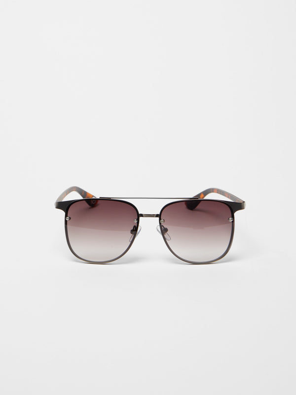fcuk D-Frame Sunglasses Gunmetal