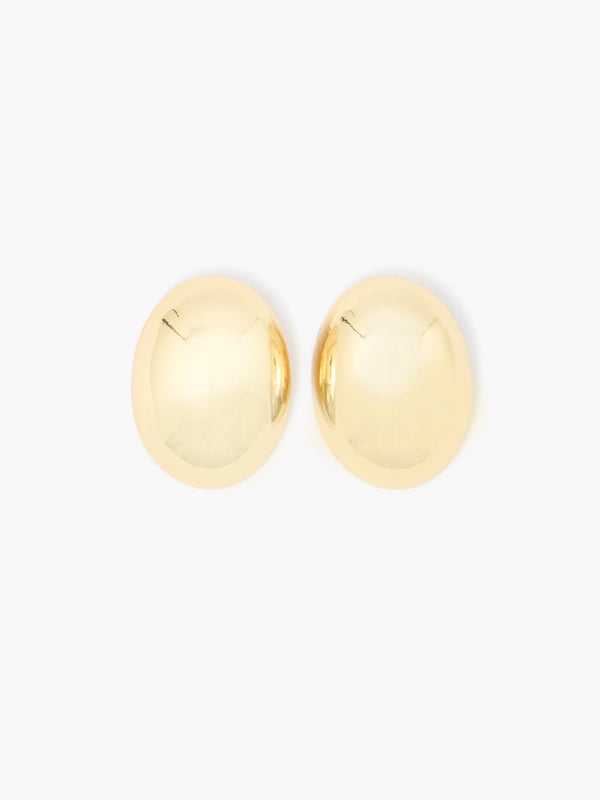 fcuk Dome Stud Earrings Gold