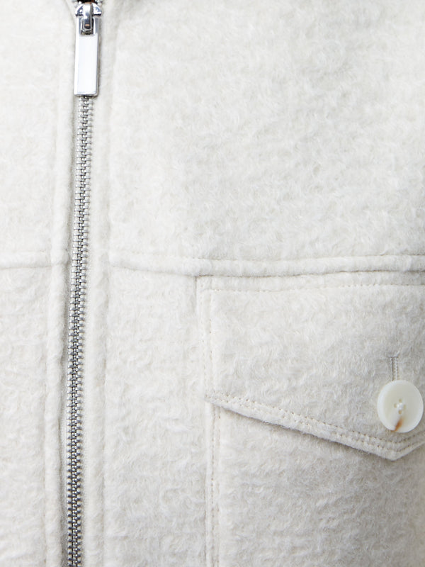 Fcuk Dover Boucle Jacket Cream