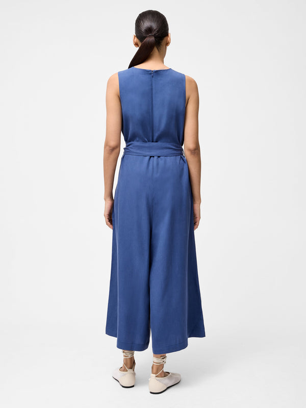 Fcuk Drape Jumpsuit Midnight Blue