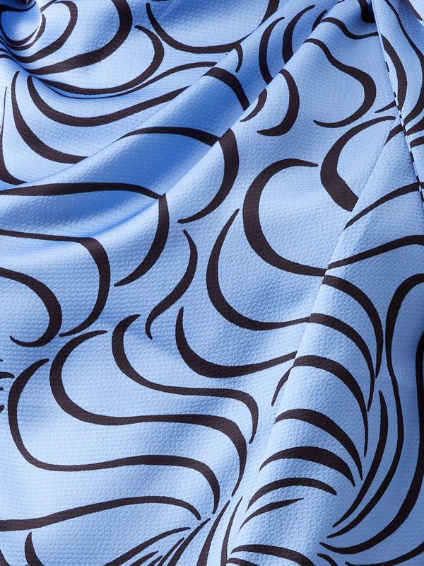 Fcuk Felecia Eliza Top Dusted Blue/Blackout