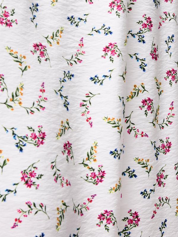 Fcuk Florianna Strappy Dress Summer White Multi