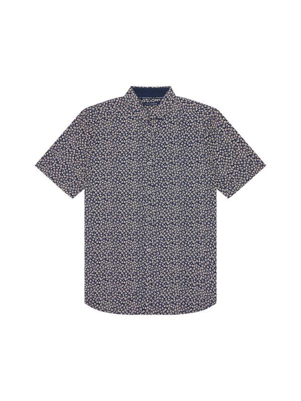 fcuk Flower Short Sleeve Shirt Marine 5 Flower