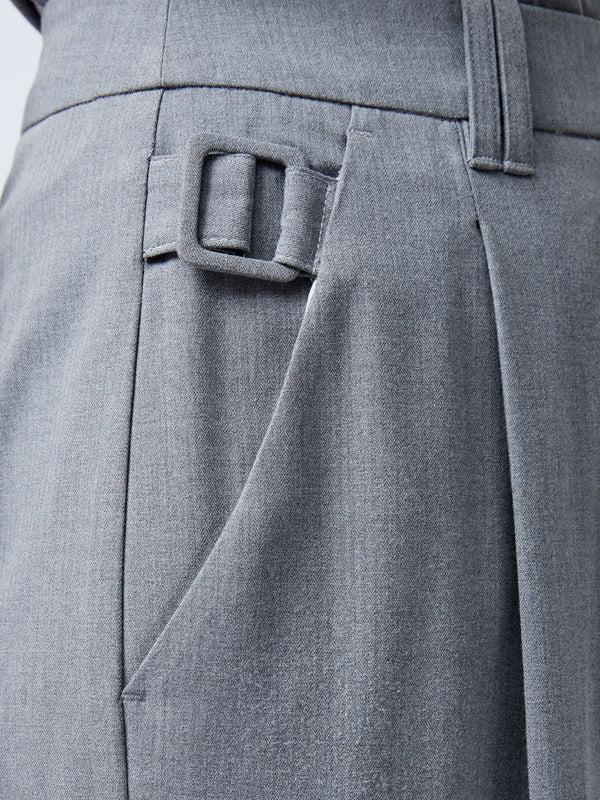 Fcuk Franklin Barrel Leg Cargo Trousers Grey