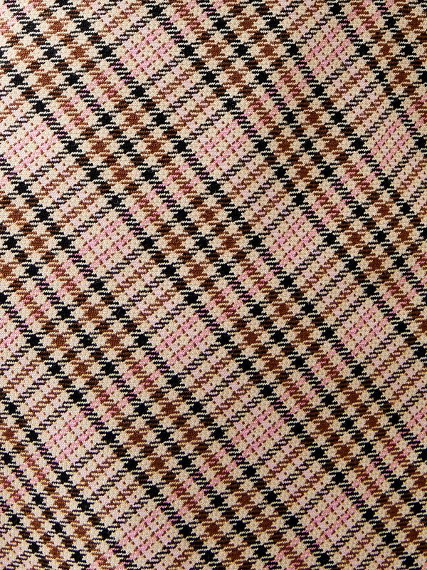 Fcuk Gina Check Pleated Mini Skirt Pink Check