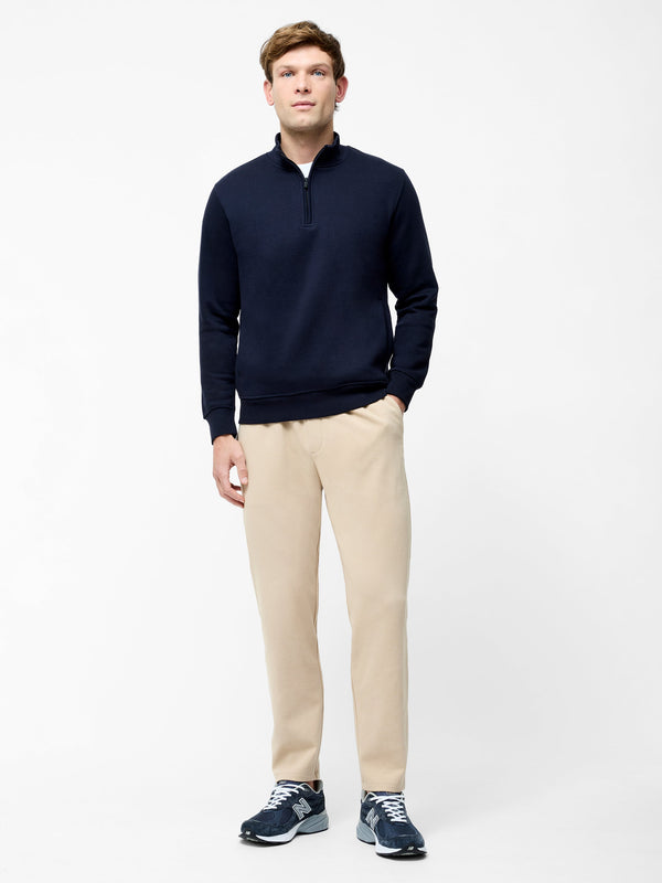 fcuk Half Zip Funnel Neck Sweatshirt Navy