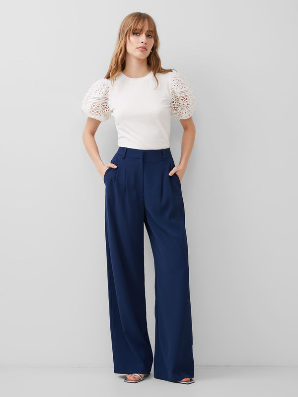 fcuk Harrie Tailored Trousers Midnight Blue