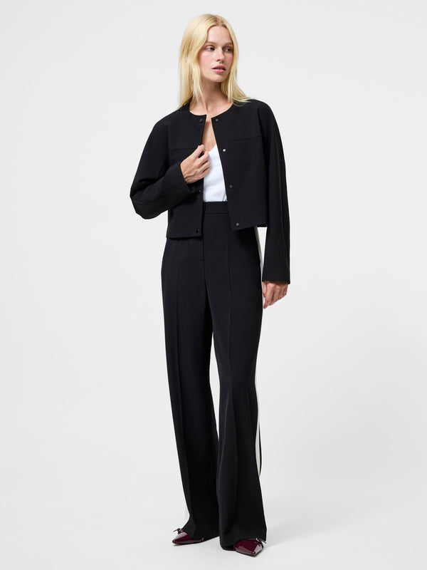 Fcuk Jaiden Tailored Cropped Jacket Black