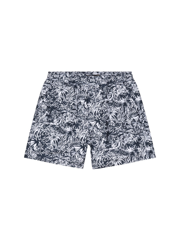 fcuk Leaf Swim Shorts Marine/Salt