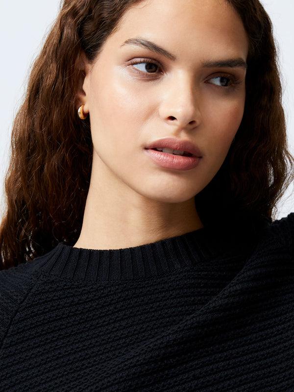 Fcuk Lily Mozart Bishop Sleeve Jumper Black