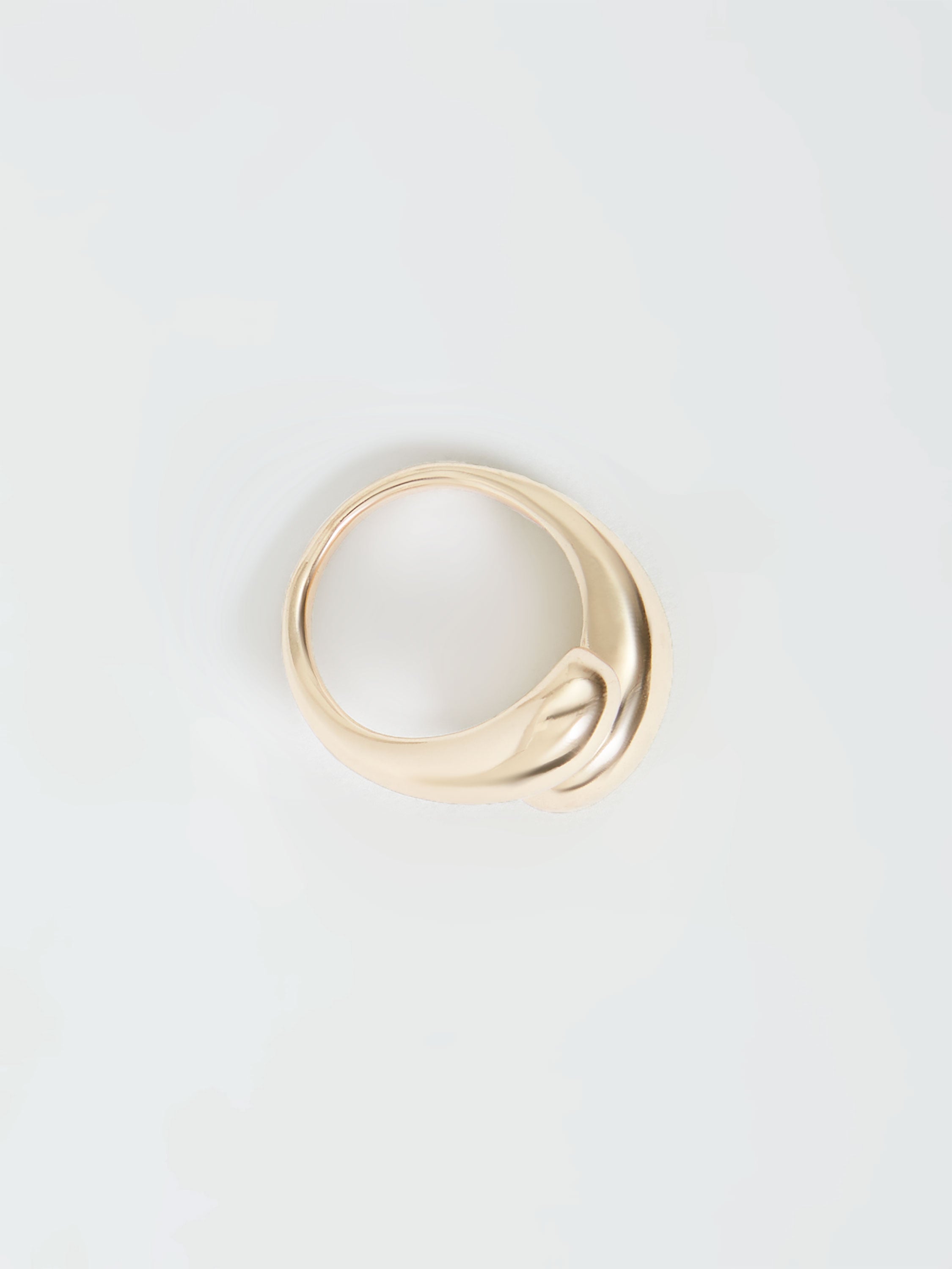 Fcuk Molten Twist Ring Gold