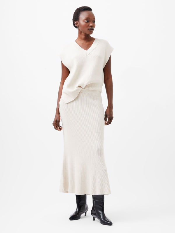 fcuk Nariko Knit Maxi Skirt Oatmeal Mel