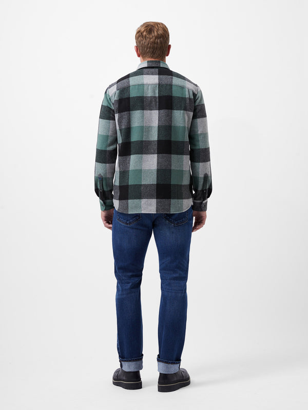 Fcuk Neve Check Shirt Green Check