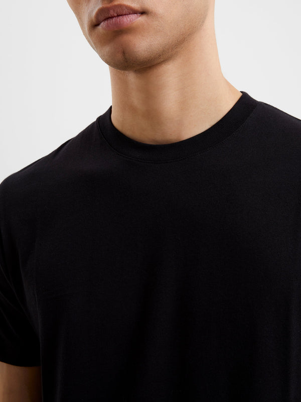 Fcuk Organic Cotton Classic T-Shirt Black Onyx